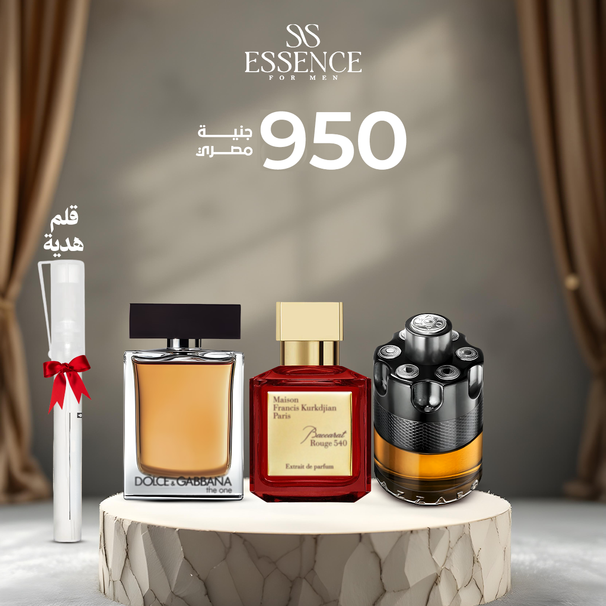 ازارو ونتت باي نايت +بكرات أحمر +دولتشي غابانا ذا وان (Copy) Essence For Him