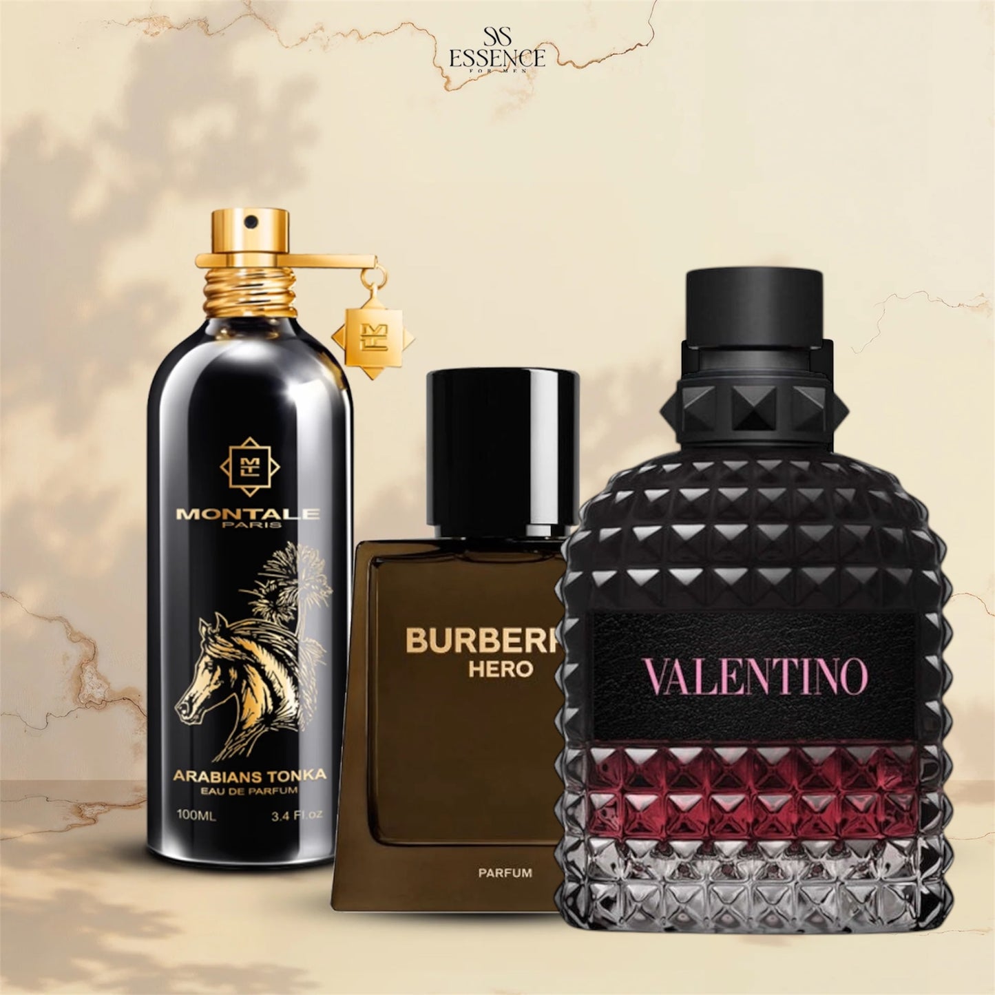 Burberry Hero 100 ml + Montale 100 ml + Valentino 100 ml