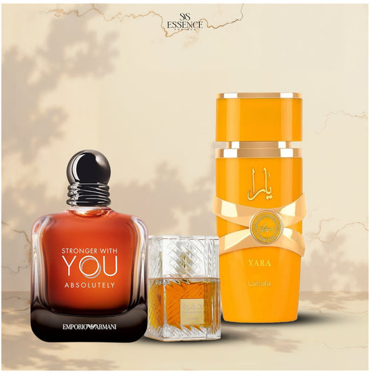 Stronger With You  100ml + khamra 40ml + yellow yara 100ml
