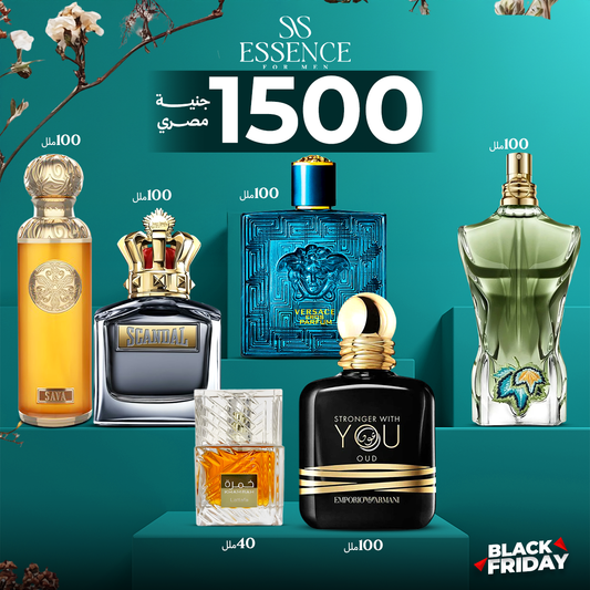 خمره 40 +قصه سافا+فرساتشي ايروس+لابو براديس+سكاندل شفاف +سترونجر وز يو عود