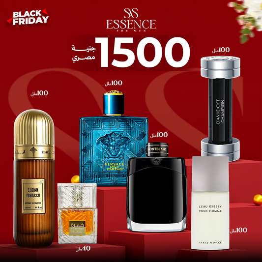 خمره 40+إبراهيم القرشي كامبان توباكو +ديفاديوف شامبيون+فرزاتشى ايروس +أي سي مياكي +مونت بلانك بلاك