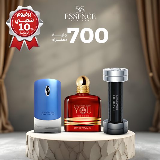 سترونجر تبغ توباكو +جيفنشي بلو لابيل+ديفا دوف تشامبيون (Copy) Essence For Him
