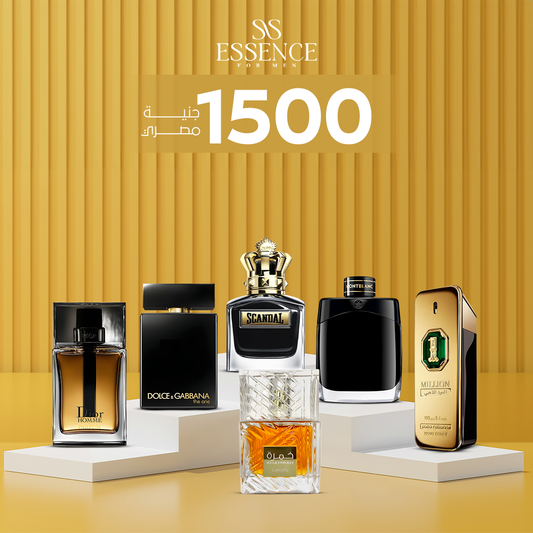 خمرة 40 ملي + مليون جولد عود + سكاندال أسود + ذا وان إنتنس + ديور أوم إنتنس + مون بلان بلاك | 6 عطور فاخرة