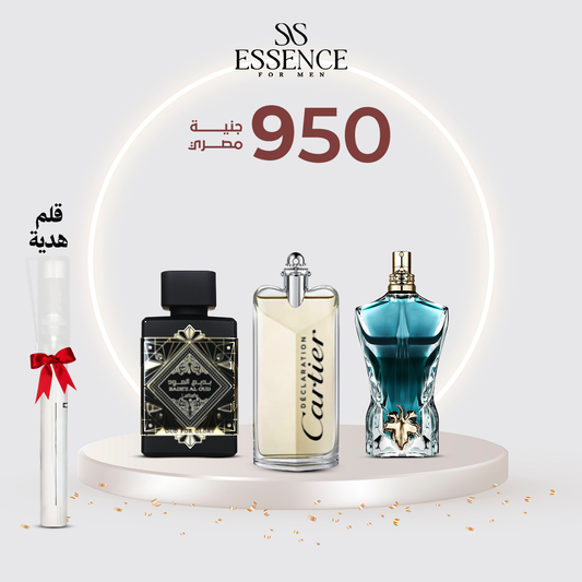 كارتير +لابو أو دو تويلت +بديع العود أسود