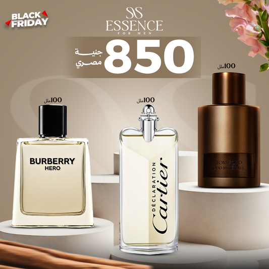 عود منيرال +بربري هيرو انتنس+كارتير