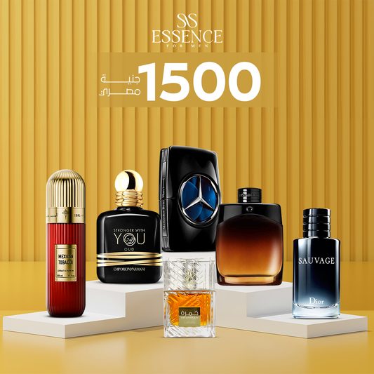 خمرة 40 ملي + ماكسيكان توباكو + مرسيدس أسود + سوفاج + سترونجر وذ يو عود + مون بلان نايت البني | 6 عطور فاخرة