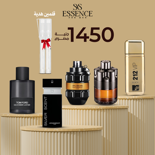 توم فورد نوار + 212 MTV + سيلفر سينت + سبايس بومب + ازارو وانتد باي نايت | 5 عطور فاخرة