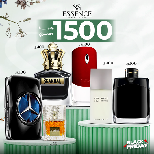 خمره 40+سكاندل اسود +مونت بلانك بلاك+جيفينجي بيور هوم+أي سي مياكي +مرسيدس اسود