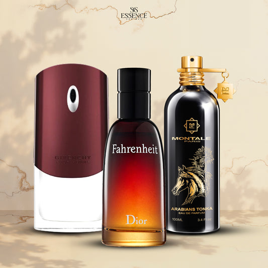 Fahrenheit + Montale + Givenchy Brown