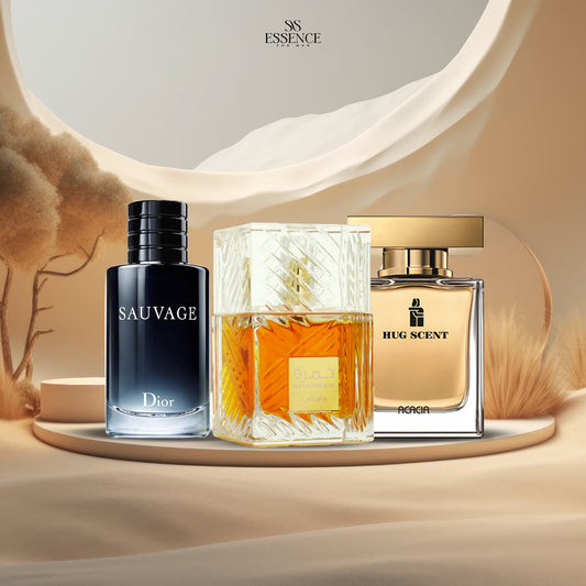 عطر خُمرة + عطر هاج سينت + عطر ديور سوفاج