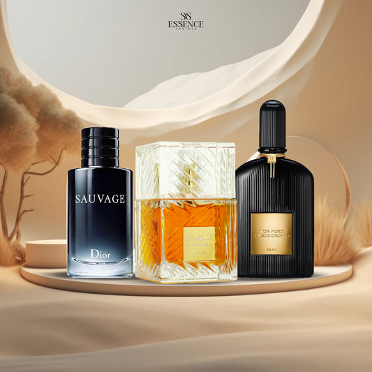 عطر خُمرة + عطر توم فورد+ عطر ديور سوفاج