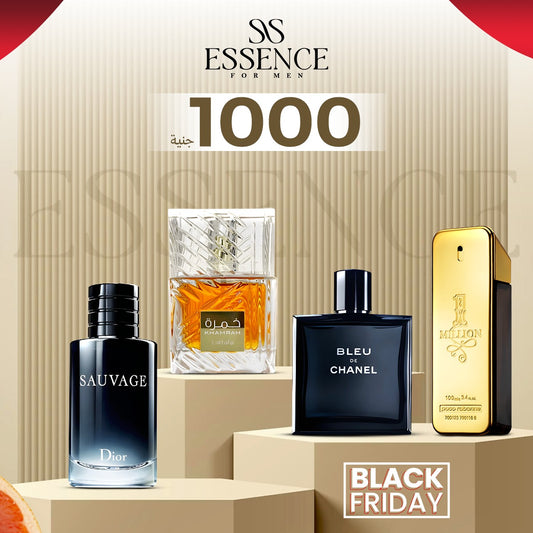 خمرة40 ملي + وان مليون+بلو دو شانيل + سوفاج